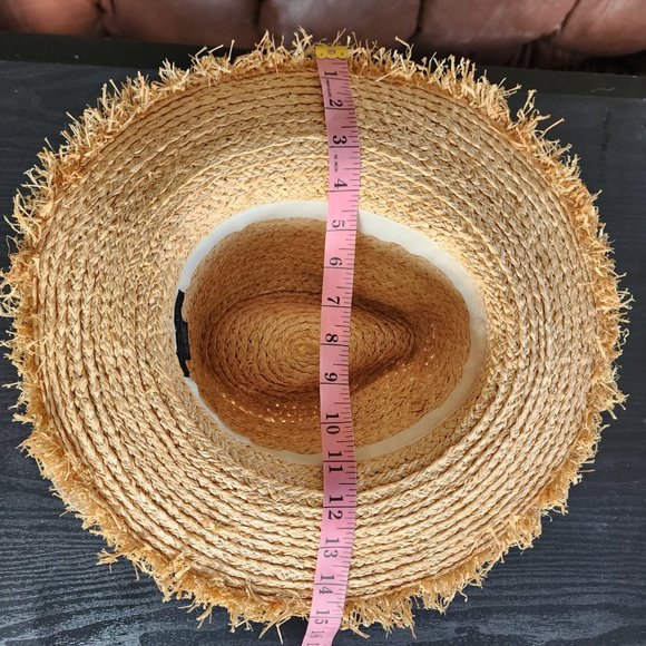 ***FREE HAT****POLO Ralph Lauren Large Pink/Tan Raffia bag Tote - Picture 13 of 14